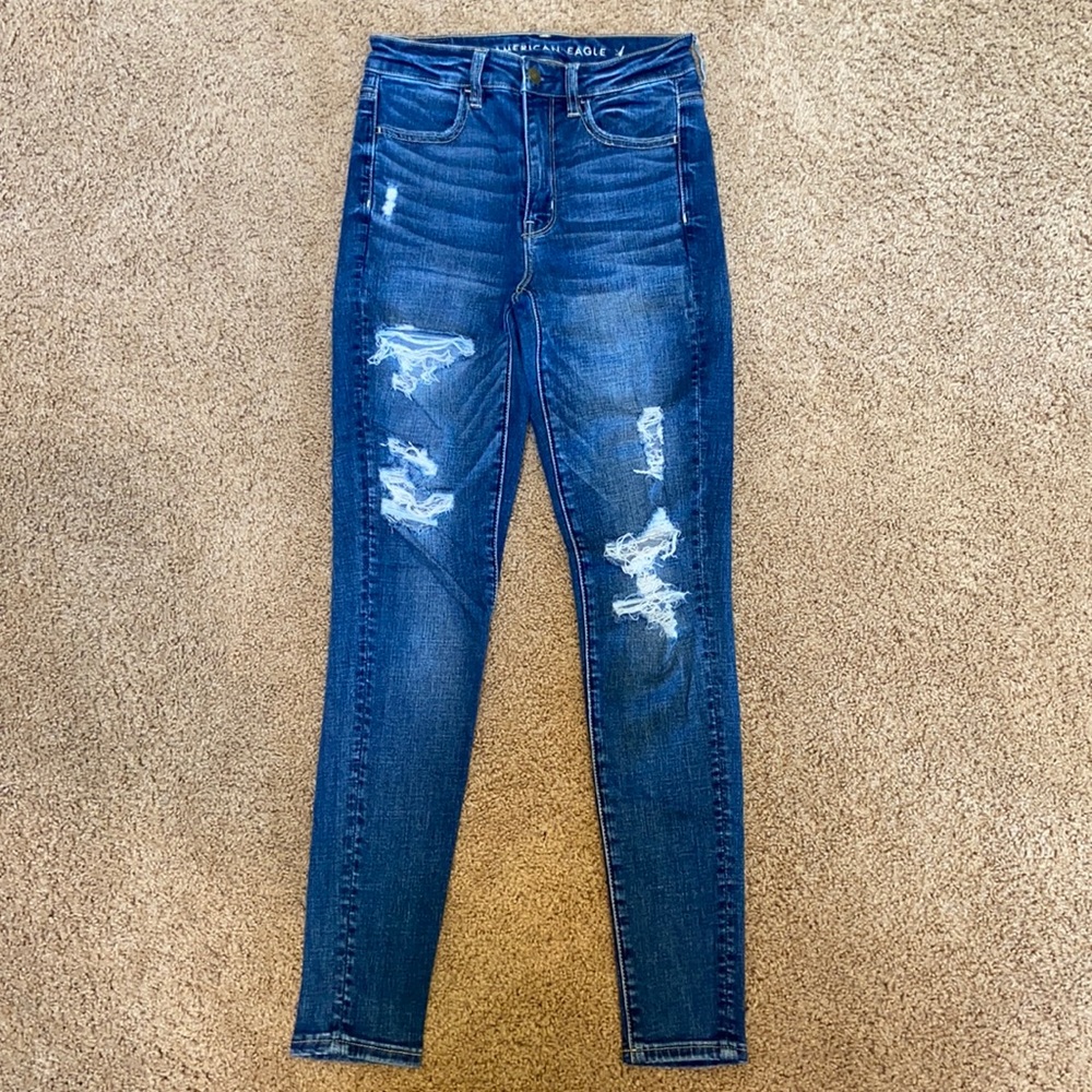 Women’s American Eagle Distressed Skinny Jeans